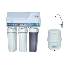 Sistema de purificación de agua de ósmosis inversa de 5 etapas con prueba de polvo
